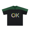 Oversized Mesh V-Neck Soccer Jersey