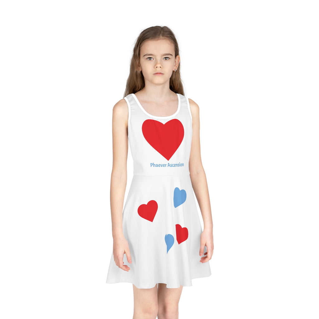 Girls' Sleeveless Sundress (AOP)