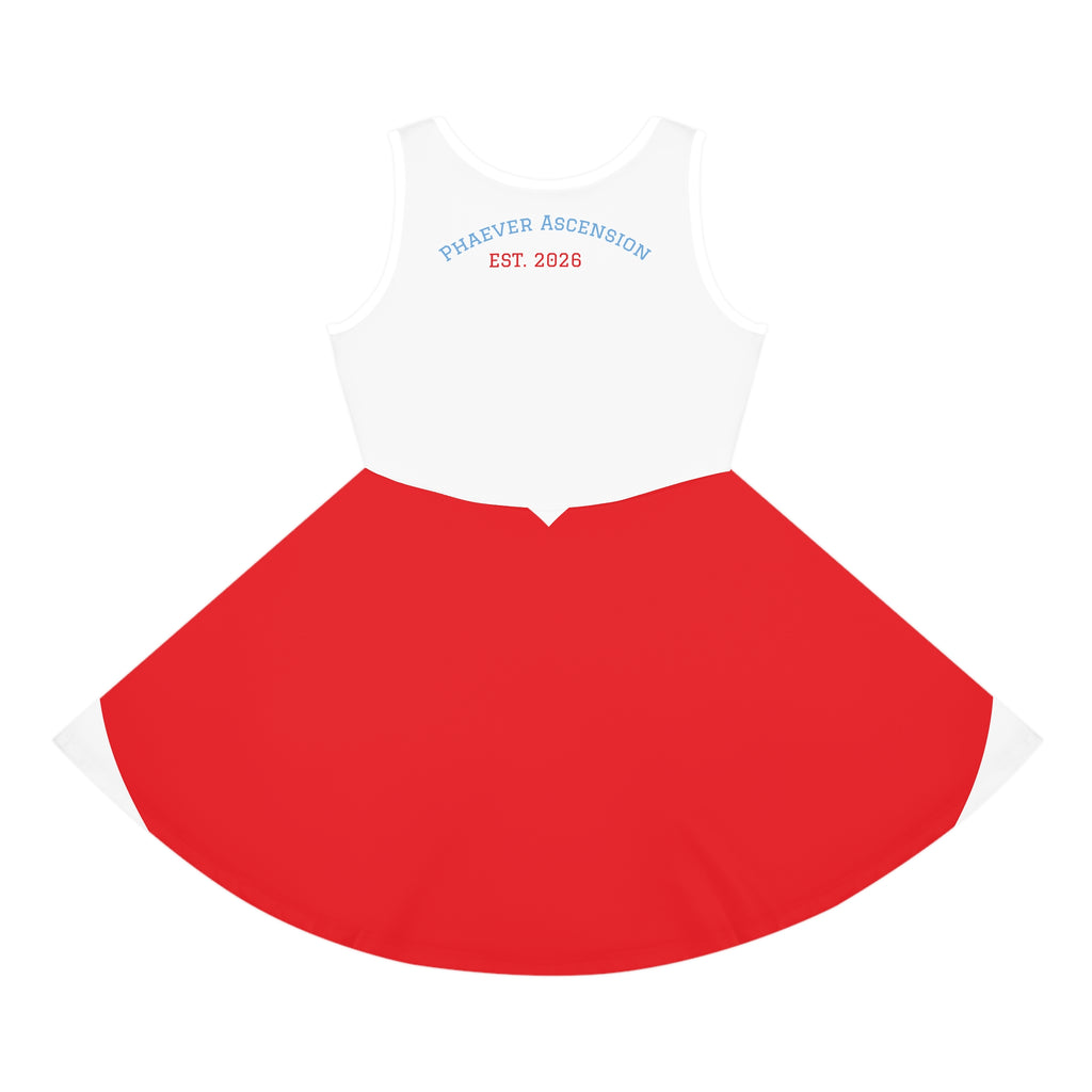 Girls' Sleeveless Sundress (AOP)
