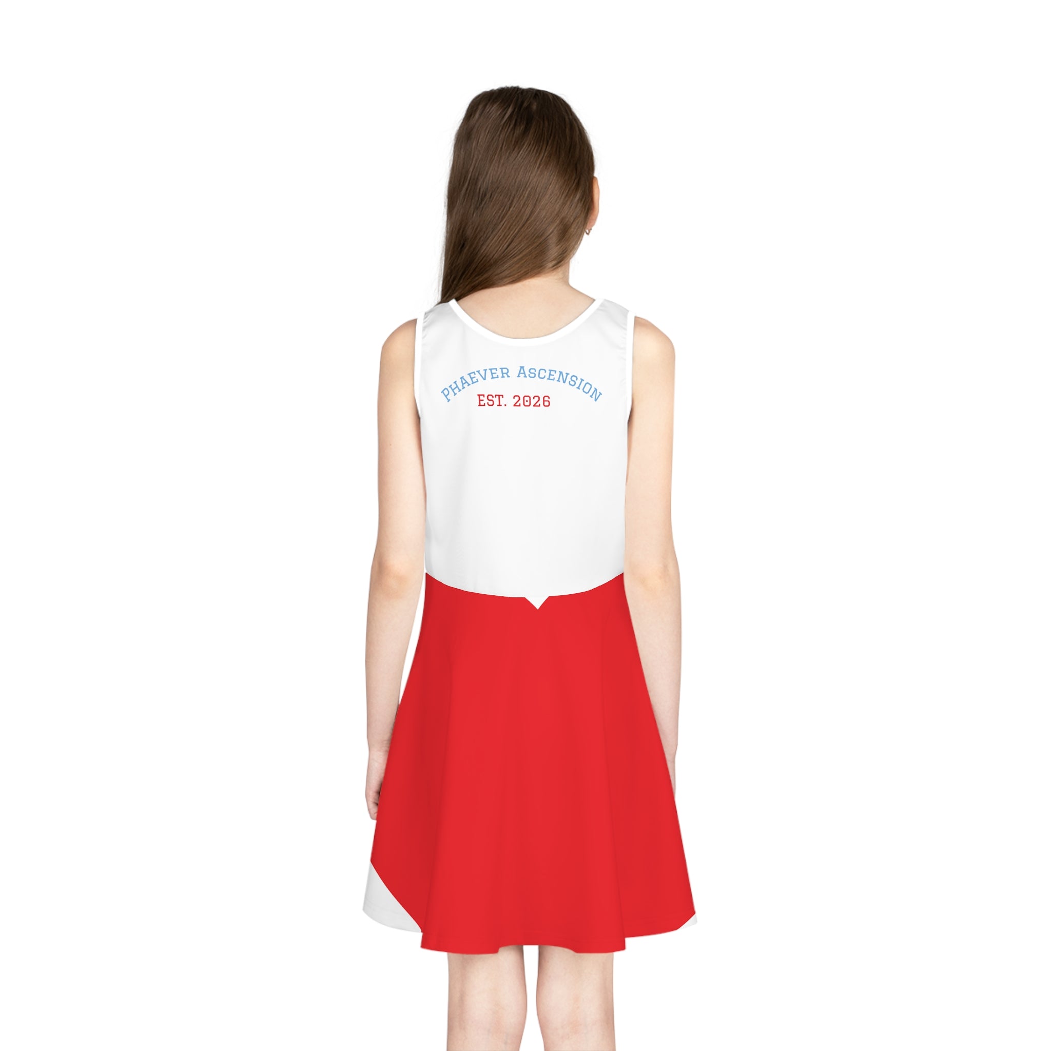 Girls' Sleeveless Sundress (AOP)