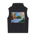 Snow Washed Sleeveless Hoodie