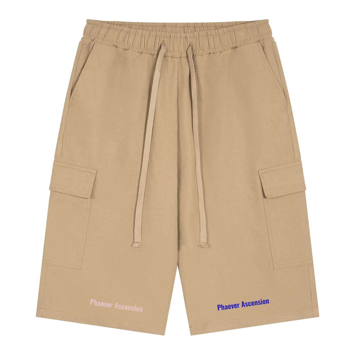 Unisex Drawstring Cargo Shorts