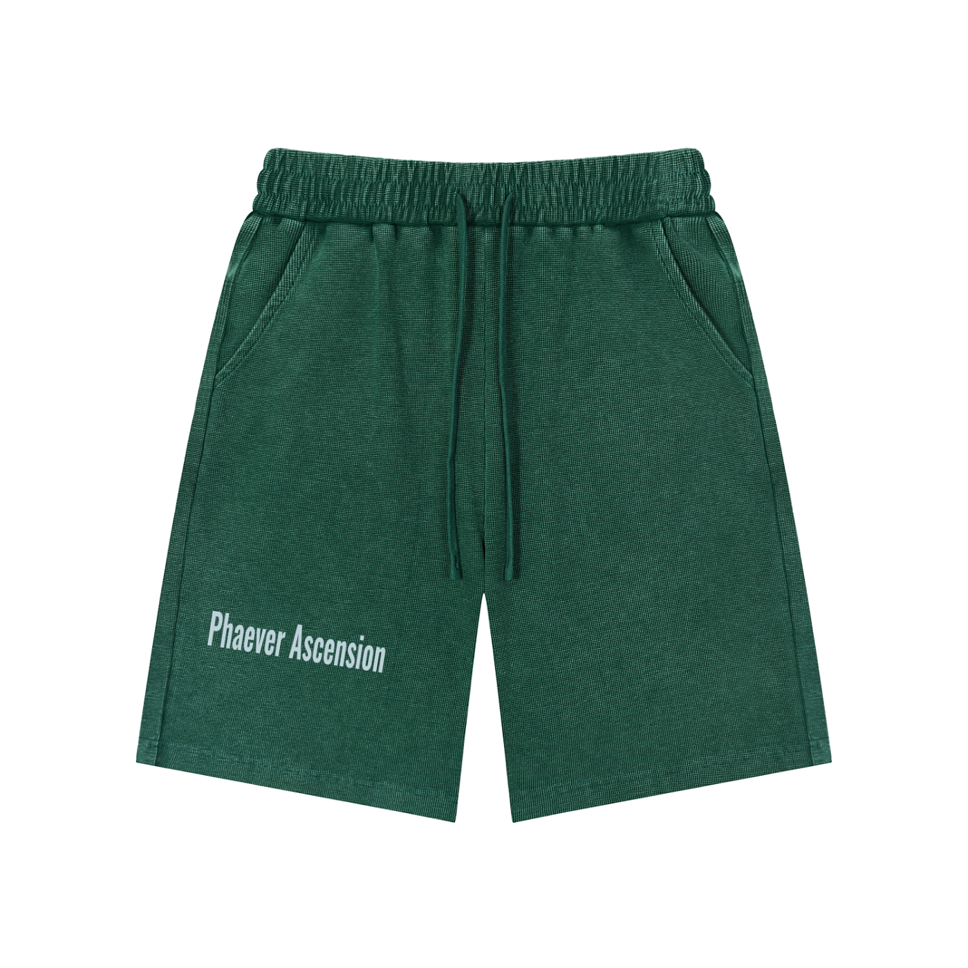 Mineral Wash Waffle Knit Shorts
