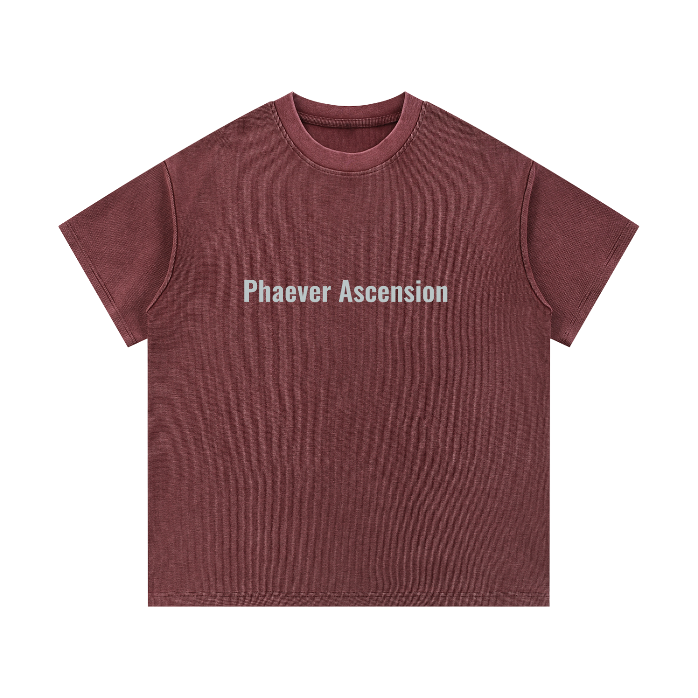 Mineral Wash Waffle Knit T-Shirt