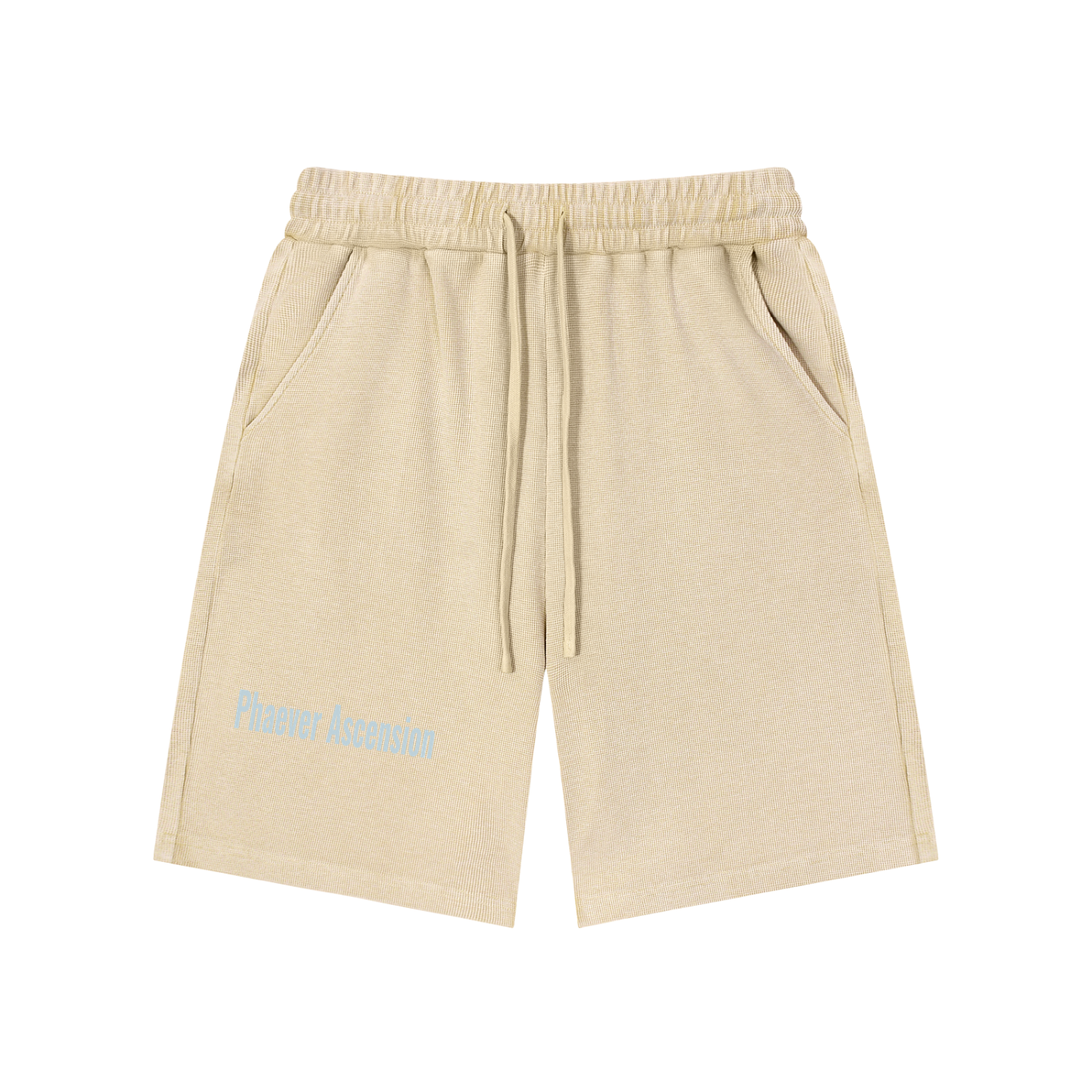 Mineral Wash Waffle Knit Shorts
