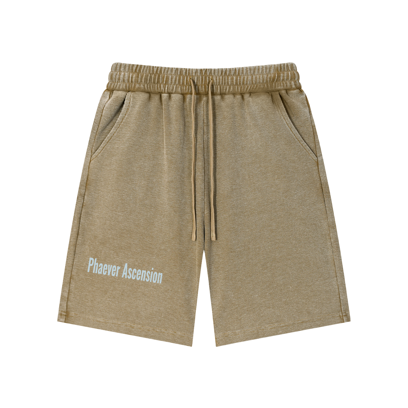 Mineral Wash Waffle Knit Shorts