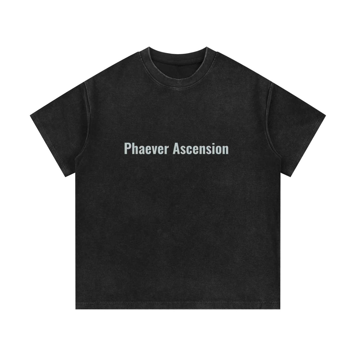 Mineral Wash Waffle Knit T-Shirt