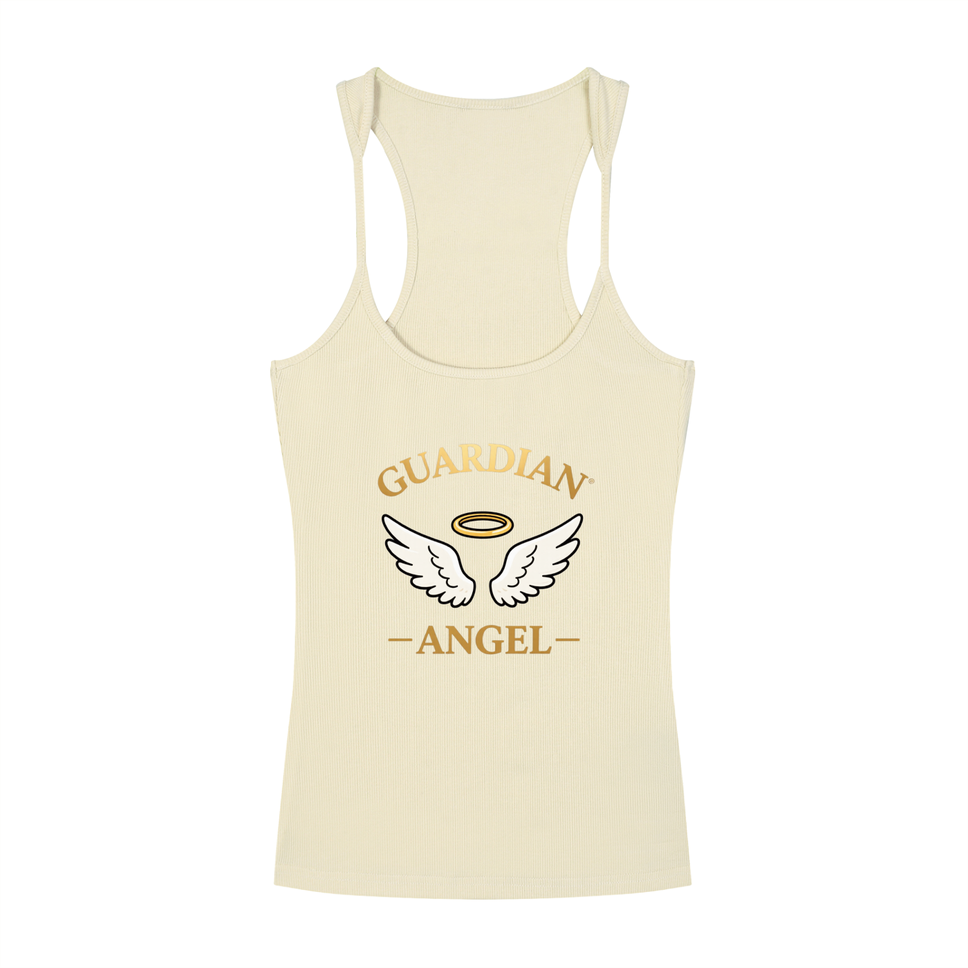 Slim Fit Ribbed Racerback Tank Top
