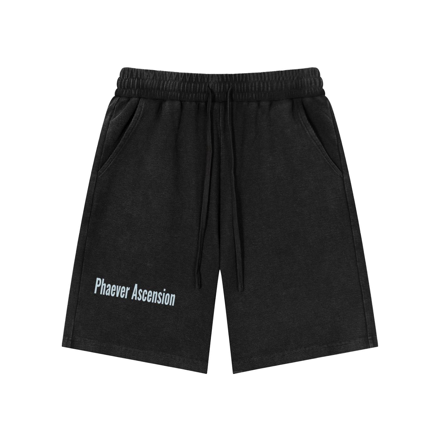 Mineral Wash Waffle Knit Shorts