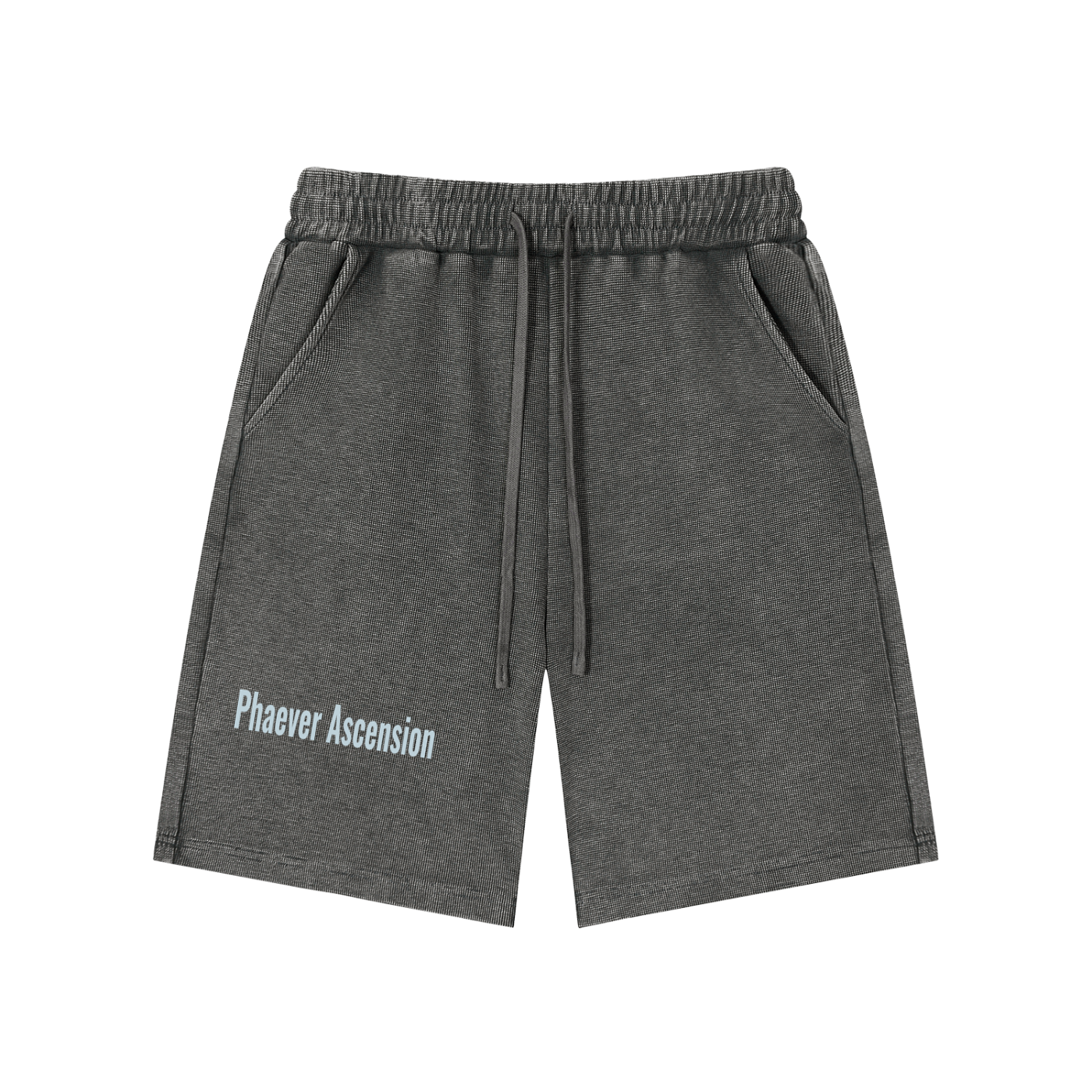 Mineral Wash Waffle Knit Shorts