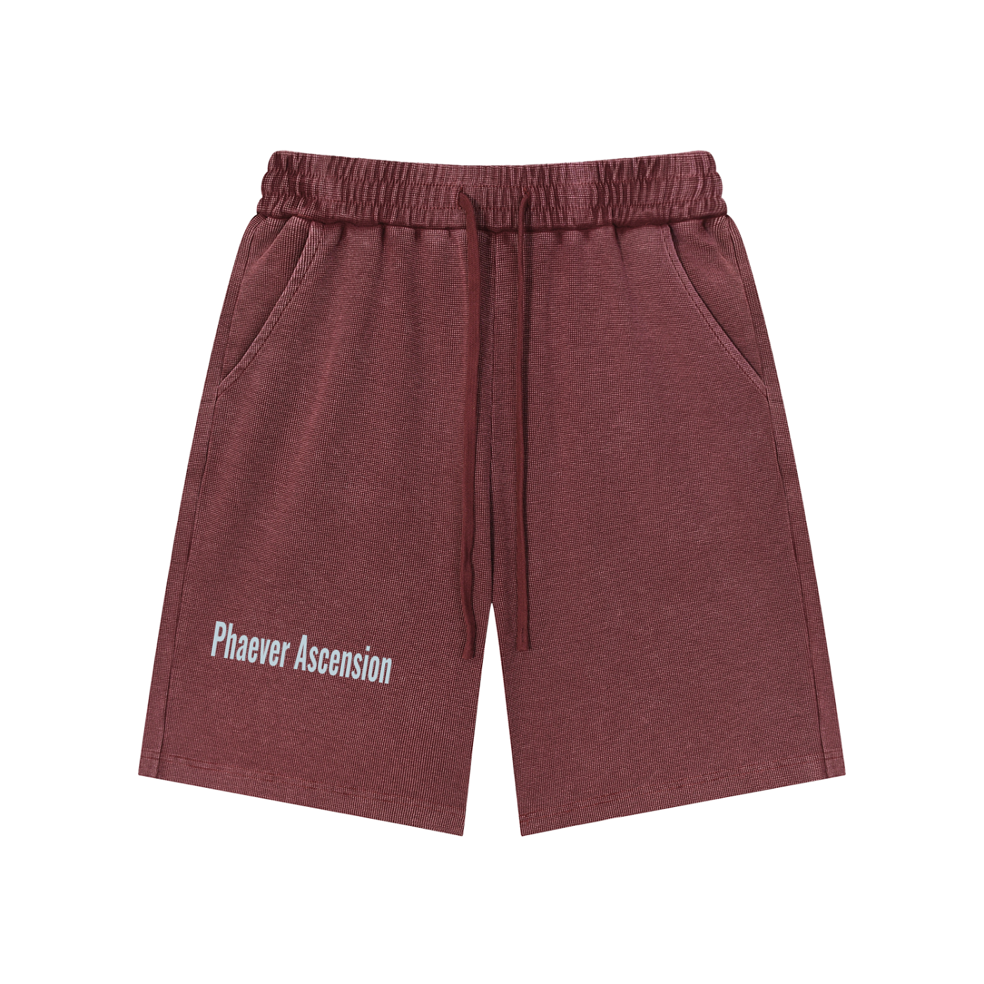 Mineral Wash Waffle Knit Shorts