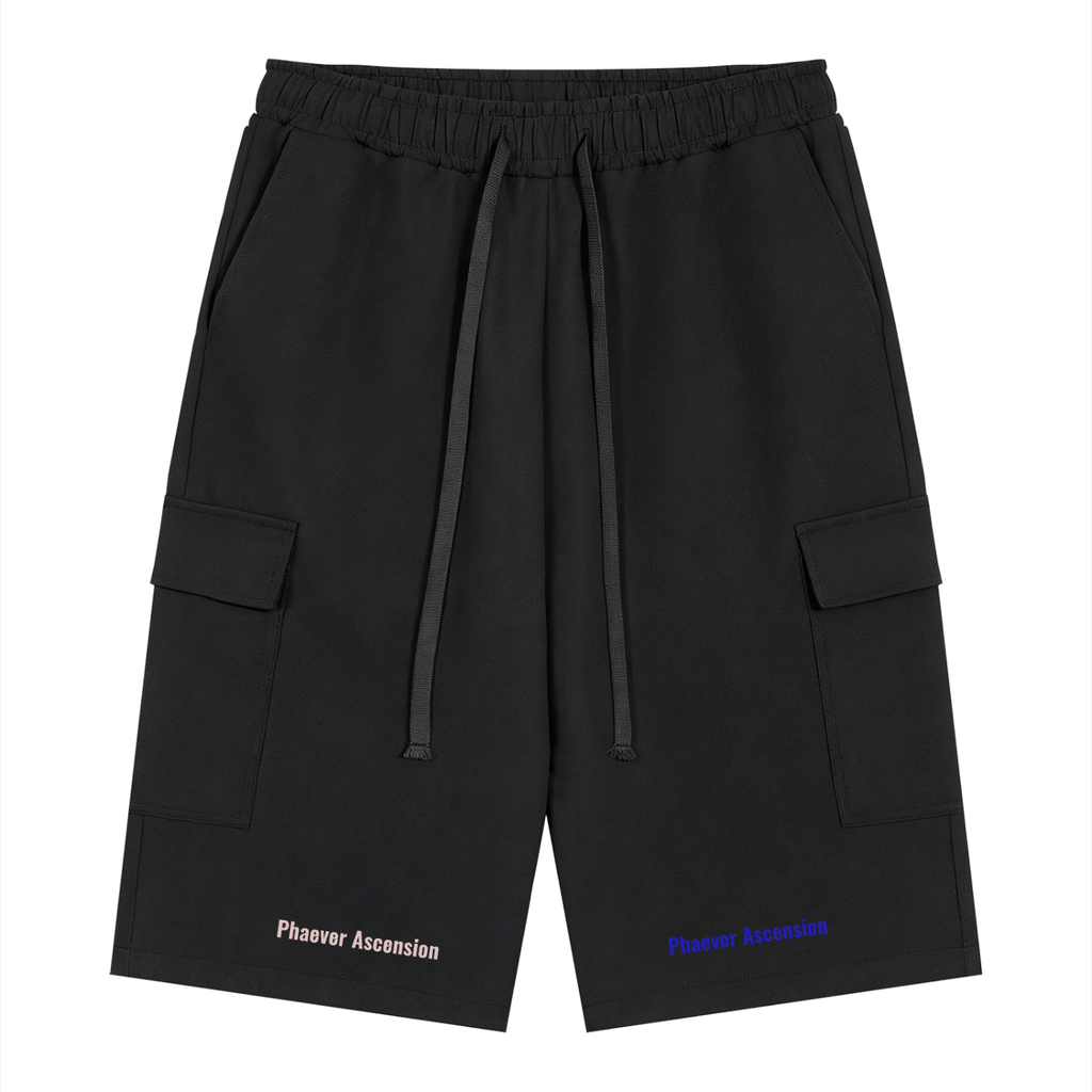 Unisex Drawstring Cargo Shorts