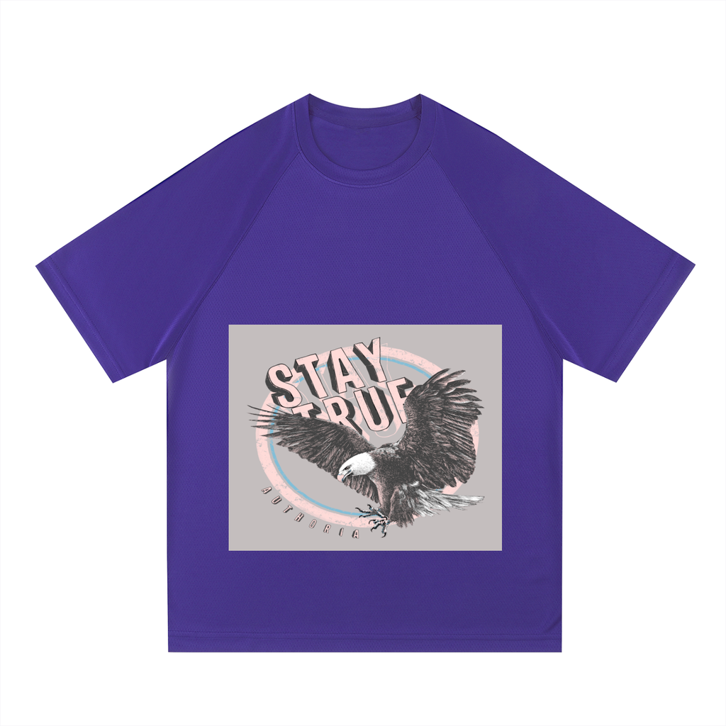 Raglan Sleeve Mesh T-Shirt
